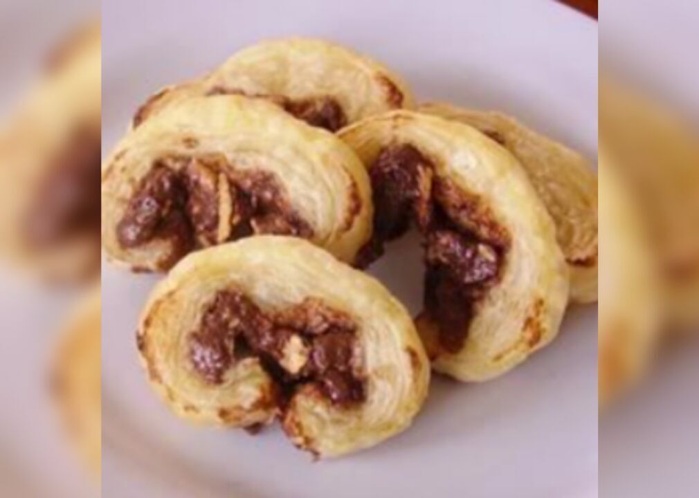 Hazelnut palmiers